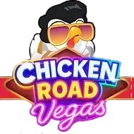 Chicken Road Vegas slot logo by InOut at Spinit Casino