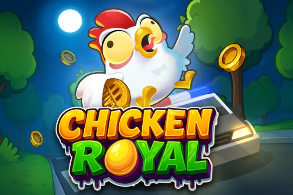 Chicken Royal slot visual from InOut available on spinit.eu.com