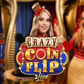 Crazy Coin Flip slot visual from Evolution available on spinit.eu.com