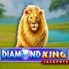 Official Jackpots logo: Diamond King Jackpots by SpinPlay Games at Spinit Casino