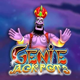 Genie Jackpots logo by Blueprint Gaming at Spinit Casino