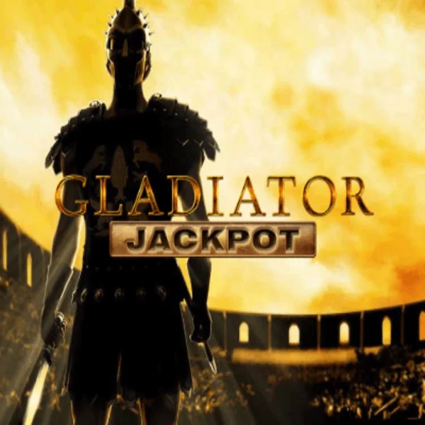 Gladiator Jackpot online game logo by Playtech on spinit.eu.com