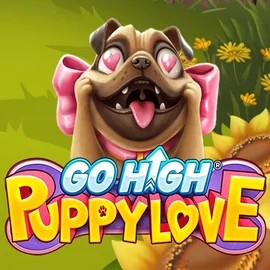 Go High Puppy Love by RubyPlay, showcased at spinit.eu.com – game logo