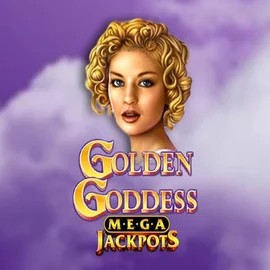 Jackpots logo of Golden Goddess Megajackpots from IGT at Spinit Casino