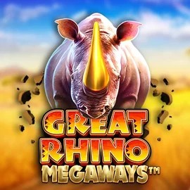 Great Rhino Megaways slot logo by Pragmatic Play at Spinit Casino