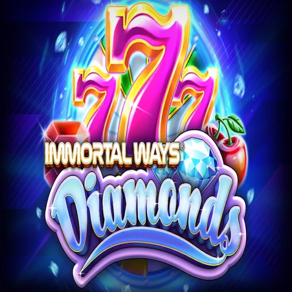 Immortal Ways Diamonds slot logo by RubyPlay at Spinit Casino