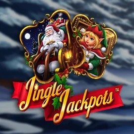 Jackpots logo of Jingle Jackpots from Dragon Gaming at Spinit Casino