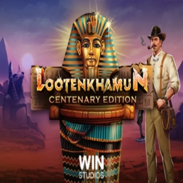 Loot'en Khamun the Dead Sea Scrolls online game logo by Win Studios on spinit.eu.com