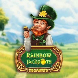 Jackpots logo of Rainbow Jackpots Megaways from Red Tiger Gaming at Spinit Casino