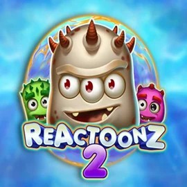 Reactoonz 2 online game logo by Play'n GO on spinit.eu.com