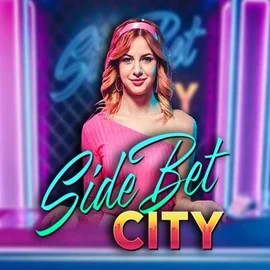 Side Bet City slot visual from Evolution available on spinit.eu.com