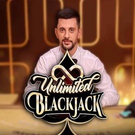 Unlimited Blackjack slot visual from Ezugi available on spinit.eu.com